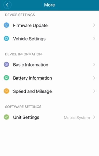 Mi Home App used for Xiaomi M365 Pro