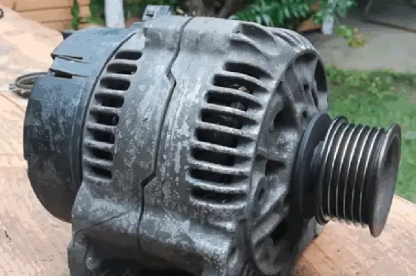 old electric motor on a desk