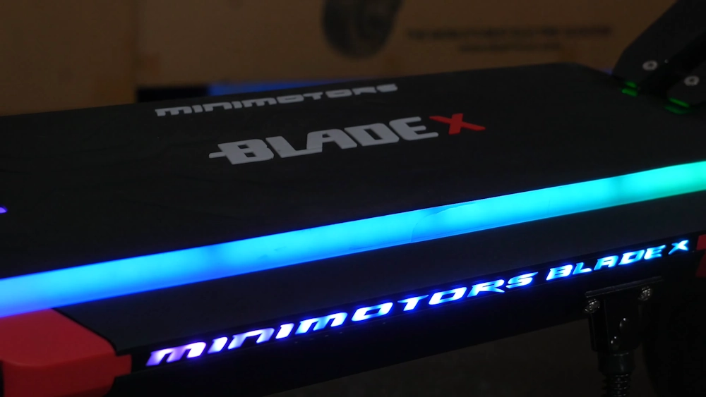 Blade X lights