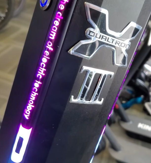 the LED stem of the Dualtron X2