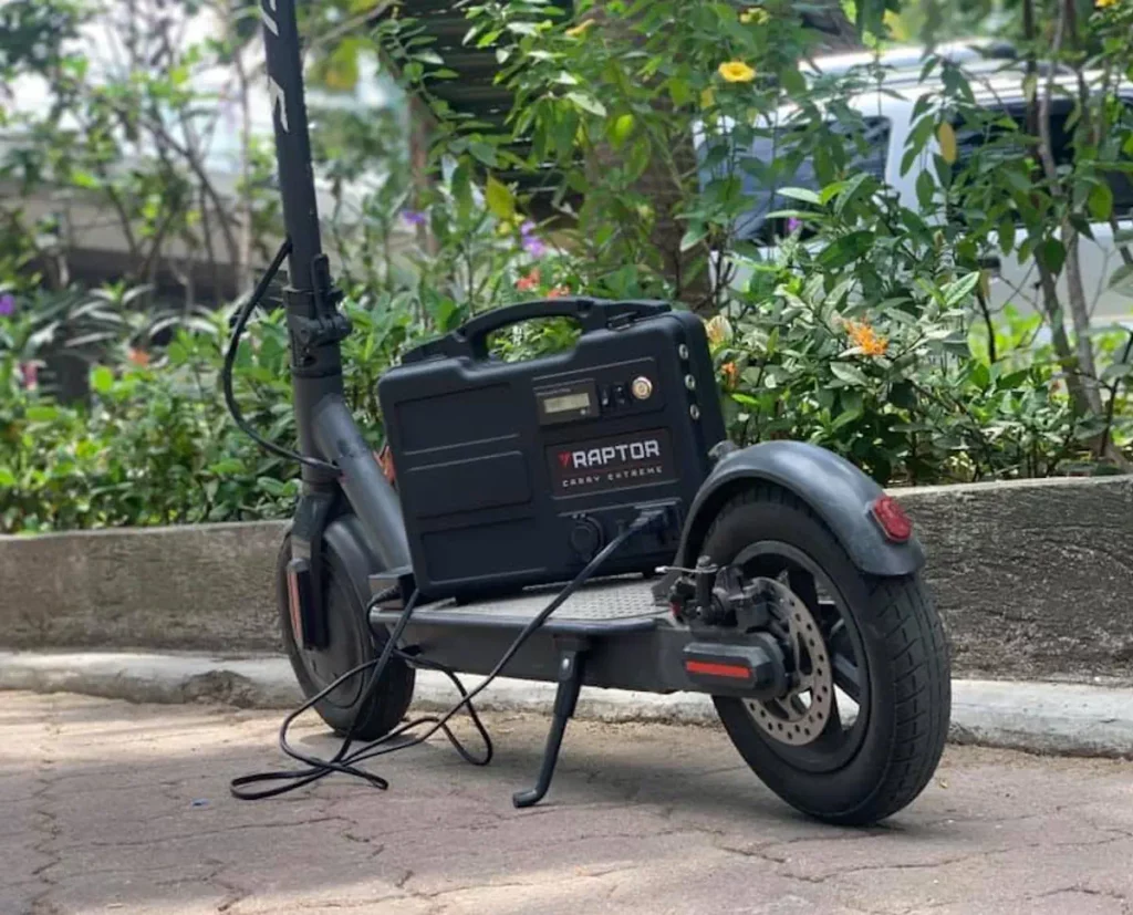 Portable charger for electric scooter