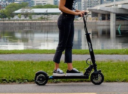 person commuting on an Apollo City