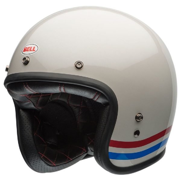 Fiber Jethelm E-Scooter Helm Classic Style silber Gr.M 57-58 brain cap 550 gr 