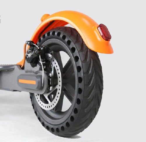 rear solid tire of an electric scooter