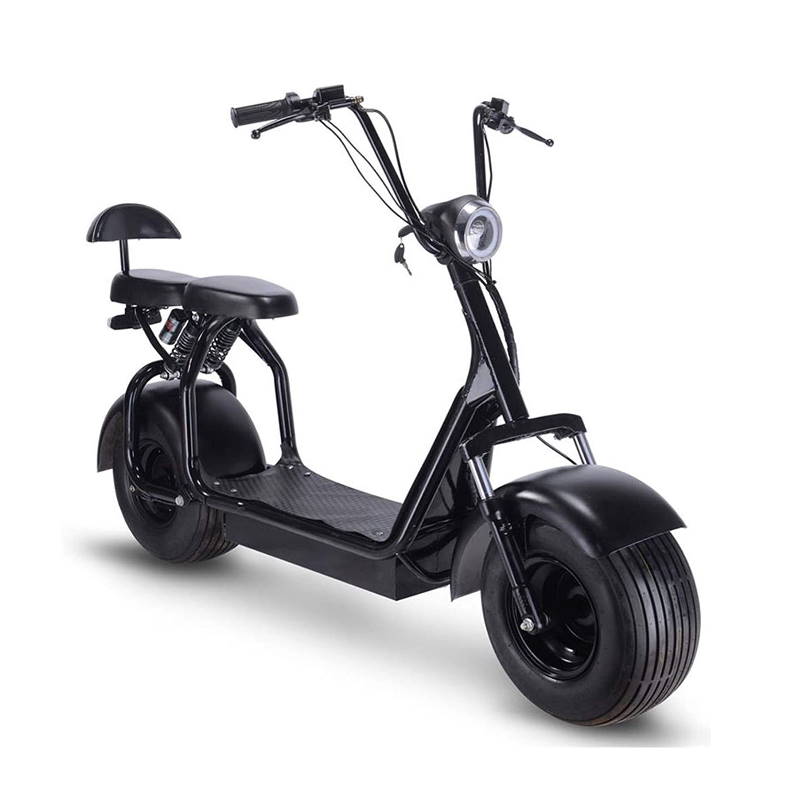 side view of a Citycoco fat tire electric scooter