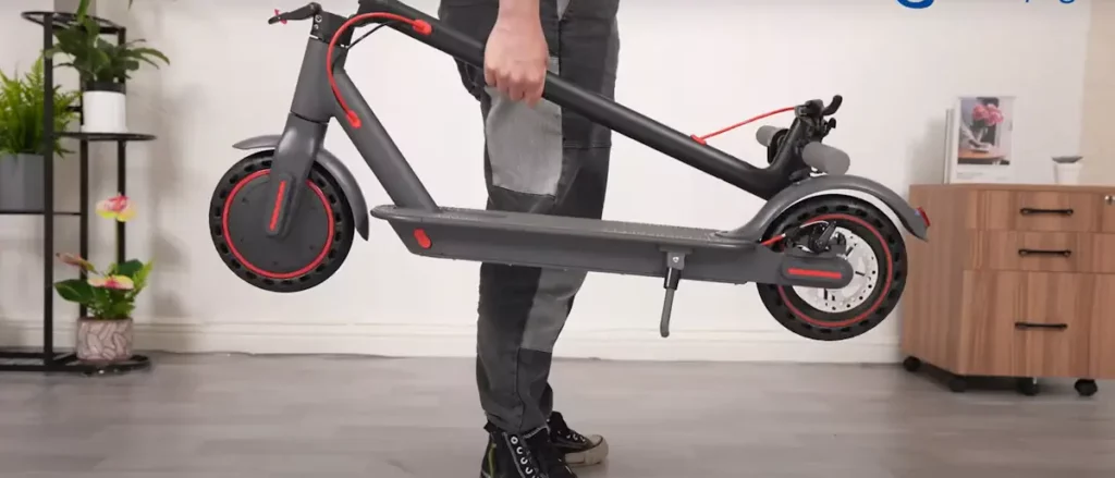 easy portable folded electronic scooter