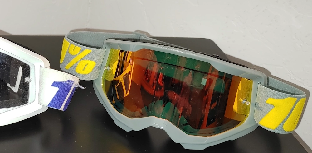 eye protection for riding an electric scooter.