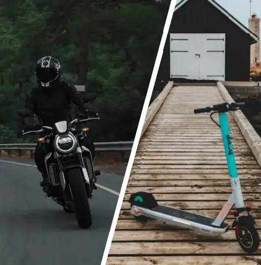 electric scooter vs motorcycle