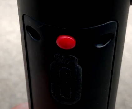 charging port of the GoTrax GXL Commuter