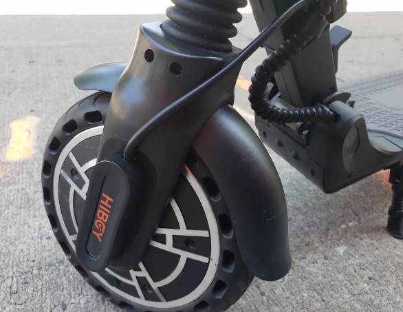 front wheel of the Hiboy Max