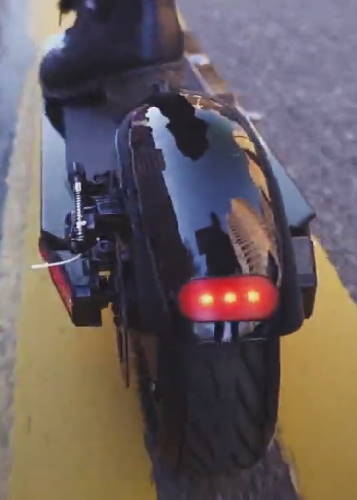 rear brake light of the Hover 1 Alpha