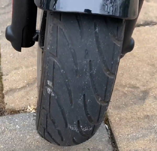 front tire of the Hover 1 Alpha