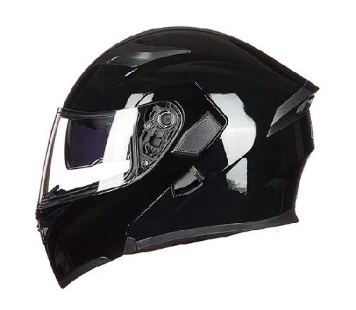 side view of the ILM motyrcycle modular helmet