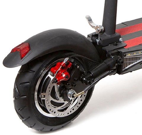 rear wheel of Kugoo M4 Pro electric scooter