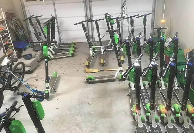 juicing Lime electric scooters