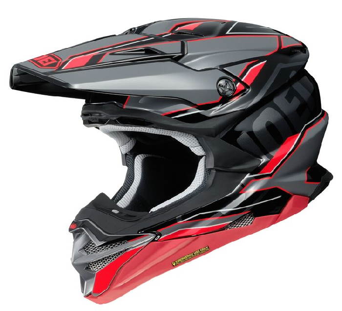 side view of the Shoei VFX EVO Allegiant helmet