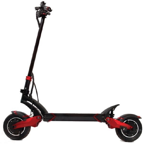side view of Turbowheel Lightning electric scooter on a white background