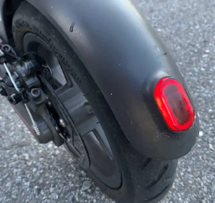 rear brake light of the Xiaomi M365